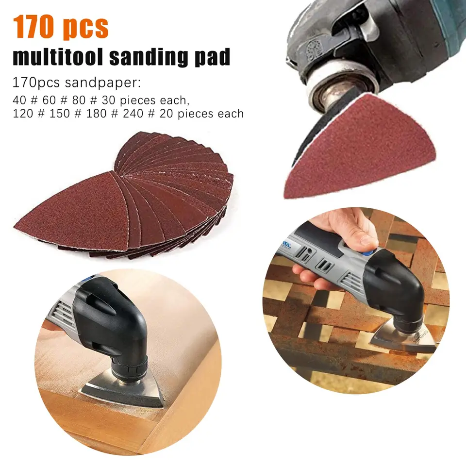 20 Pieces Triangle Sanding Sheets Sanding Sheets 120 Grit Mouse Sanding Sheet Paper