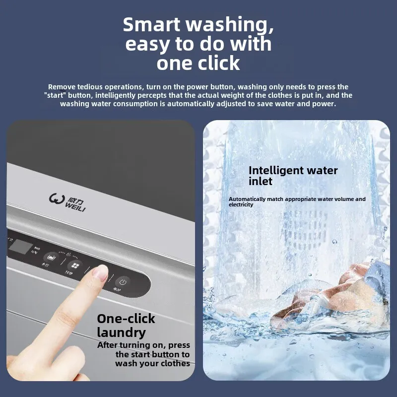 SGF pulsator washing machine automatic household mini large capacity clothes water 3