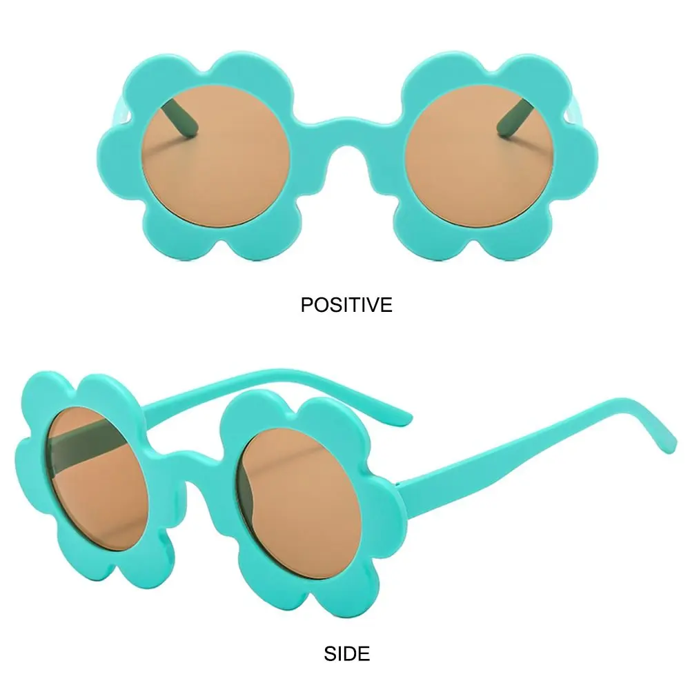 Neue trendige Sonnenblumen-Sonnenbrille für Damen, Retro-Sonnenbrille mit runden Blumen, lustiger Roman, Disco/Festival/Party-Sonnenbrille für Erwachsene – Detail 17