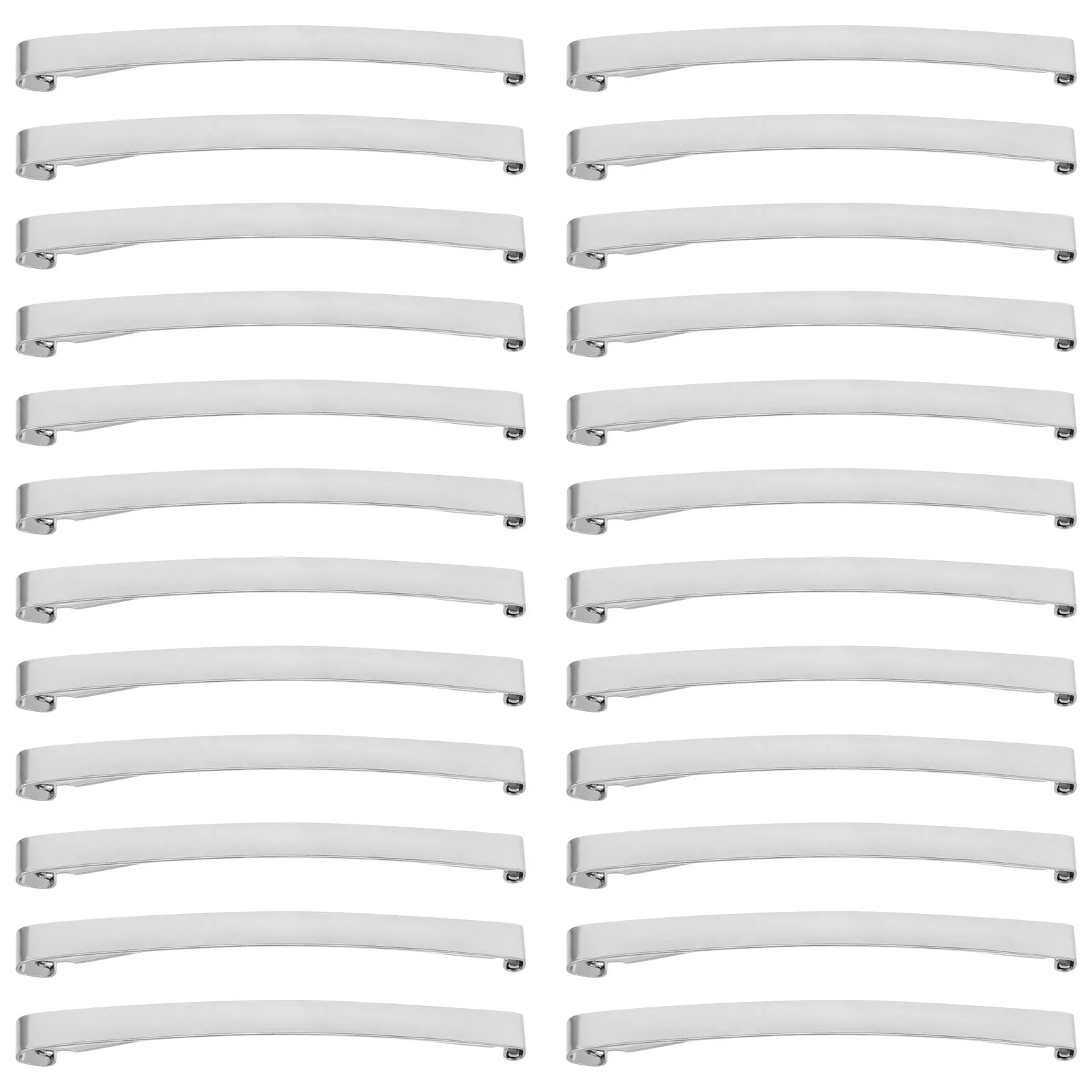 30Pcs 싱글 프롱 프렌치 헤어 클립 금속 머리핀 DIY 공예 용품 헤어핀 부품 헤어 스타일링 공예 액세서리