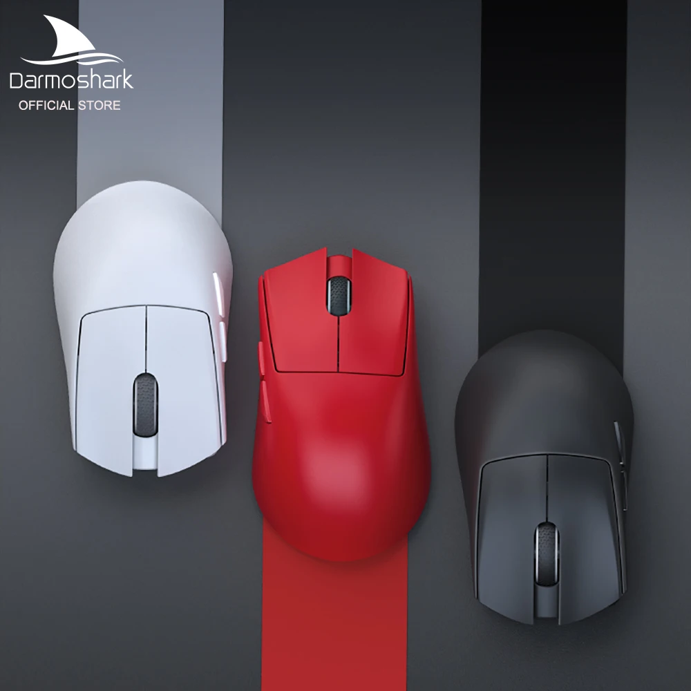 Беспроводная игровая мышь Darmoshark N5 4K 8K, игровая Bluetooth мышь в скандинавском стиле N52840 26000DPI PAM3395 TTC для настольного компьютера, ноутбука