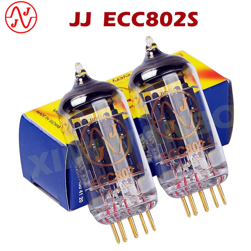 Jj Vacuum Tube Ecc802S Golden Foot Sostituisci 12 Au7 Ecc82 6211 E80Cc 5814A Valvole Audio Per Tubi Elettronici Factory Test Match Genuine