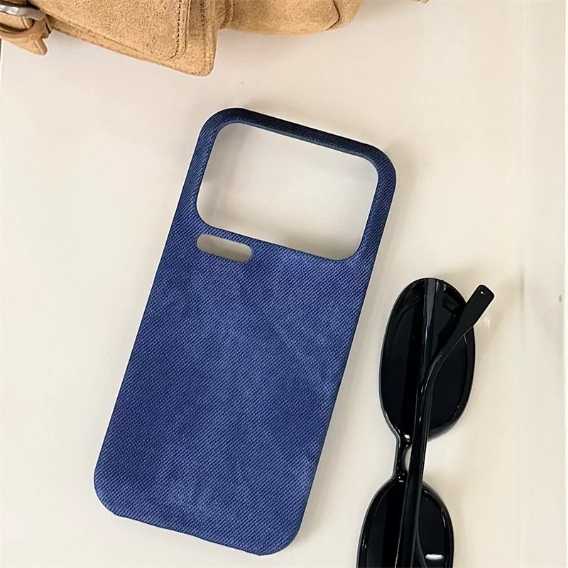 Matte Cloth Fabric Denim Anti-Fingerprint Shockproof Phone Case