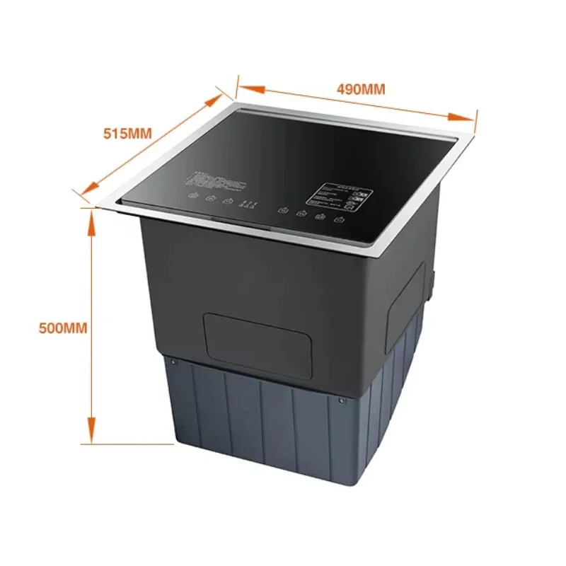 Ultrasonic Automatic Dishwasher, Integrated Built-in Kitchen Sink, Home Customized OEM Intelligent Traditional Stainless Steel 6