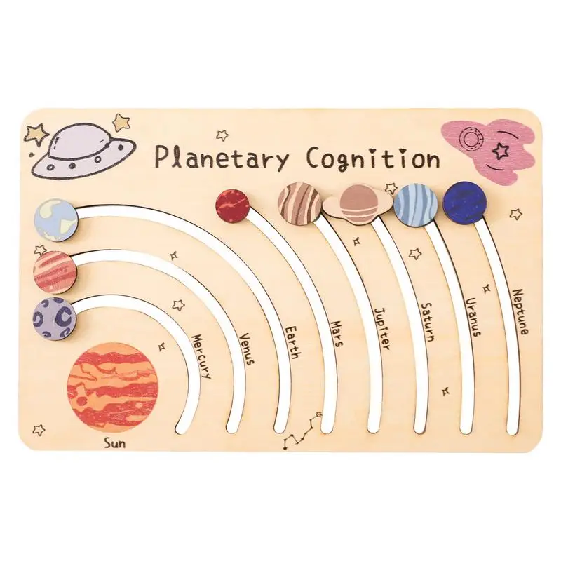 

Пазлы с планетами, Космический пазл, игрушечная доска, милая Планетарная форма, игрушка для раннего развития на новый год, Детский день, Рождество и