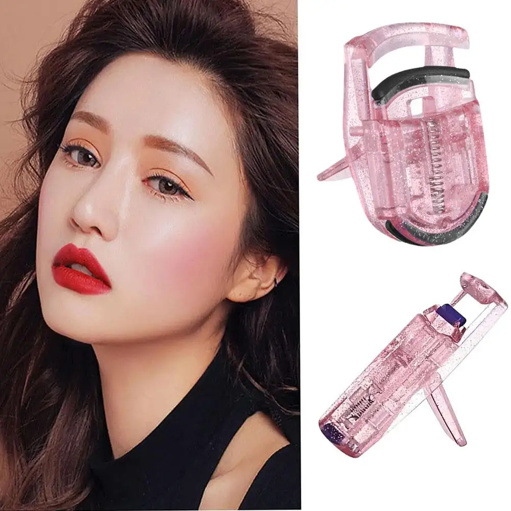1pcs Portable Eyelash Curler Professional Multicolor Curling Auxiliary Eyelash Eyelashes Make False Clip Folding Up Beauty K9C8 eyelash curler