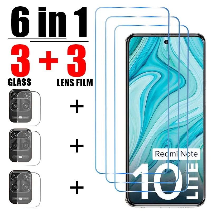 6 in1 szkło hartowane do Xiaomi Redmi Note 12 11 Pro Plus 5G 11S 10S 9S zabezpieczenie ekranu dla Redmi Note 10 9 8 Pro 10C 9C