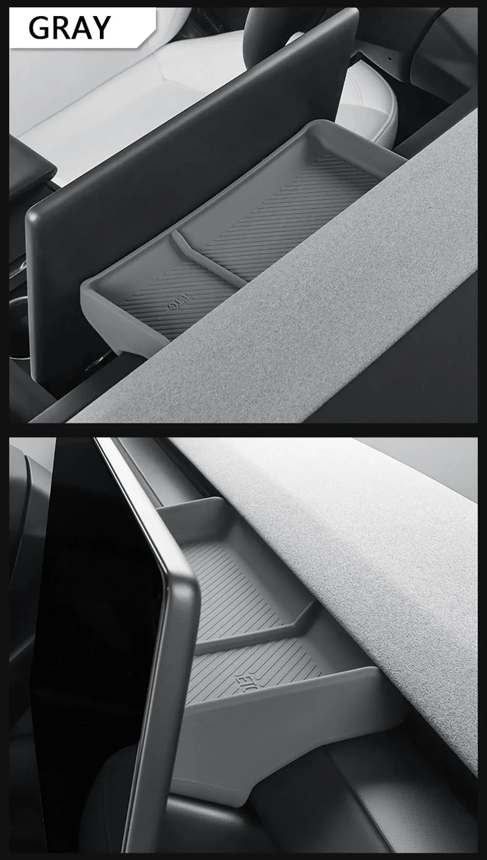 For Tesla New Model 3 Highland 2024 and Model Y Juniper 2025 Rear Screen Storage