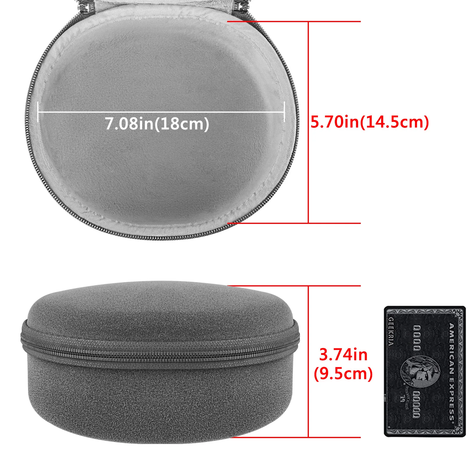 Geekria éétui Rigide pour Casque Sony WH-CH510, WH-CH500, WH