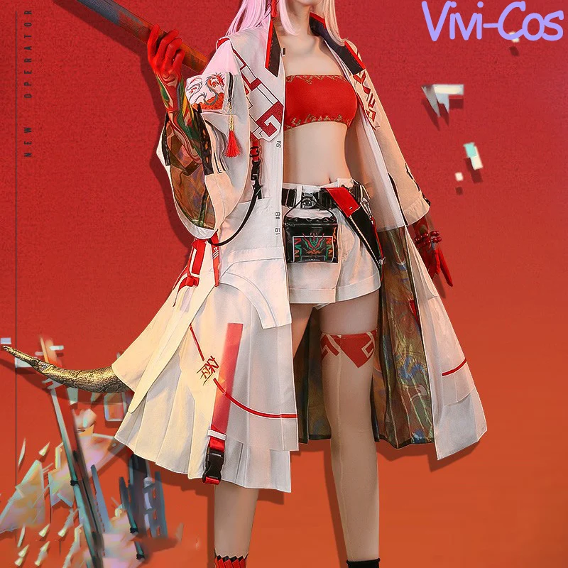 

Game Arknights Nian Cool Suit Cosplay Costume Halloween Role Play Outfit Party Comic Con Carnival New