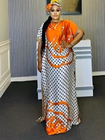 Robe caftan à col rond, robe ample à manches chauve-souris à la mode avec écharpe, vêtements pour femmes 1