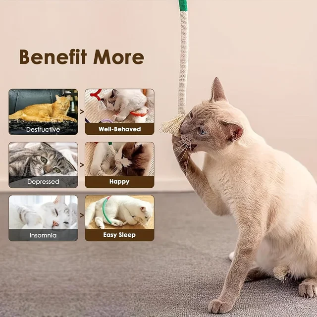 Catnip Rope Chew Toy for Cats 4