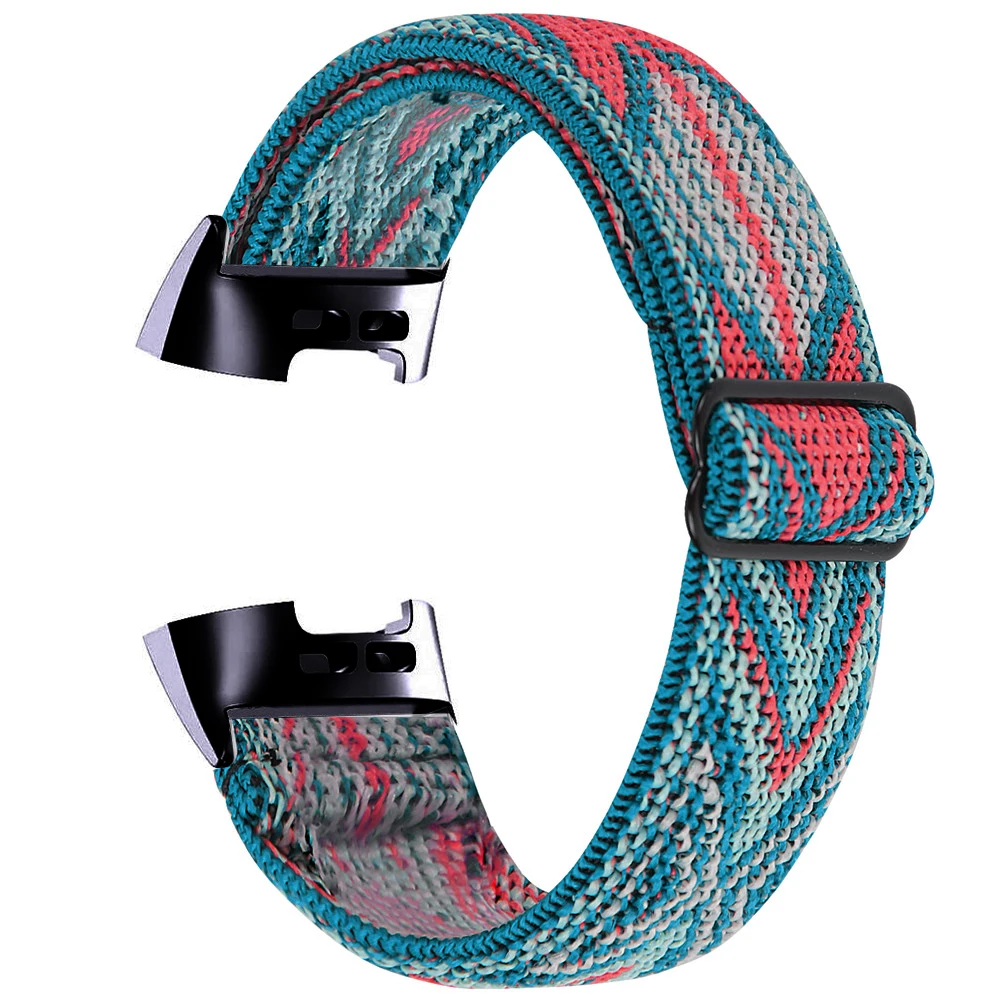 Essidi Elastic Band For Fitbit Charge 5 4 3 2 Sports Fabric Bracelet Strap Loop For Fitbit Charge 3 4 SE Watch Wrist Band Correa 