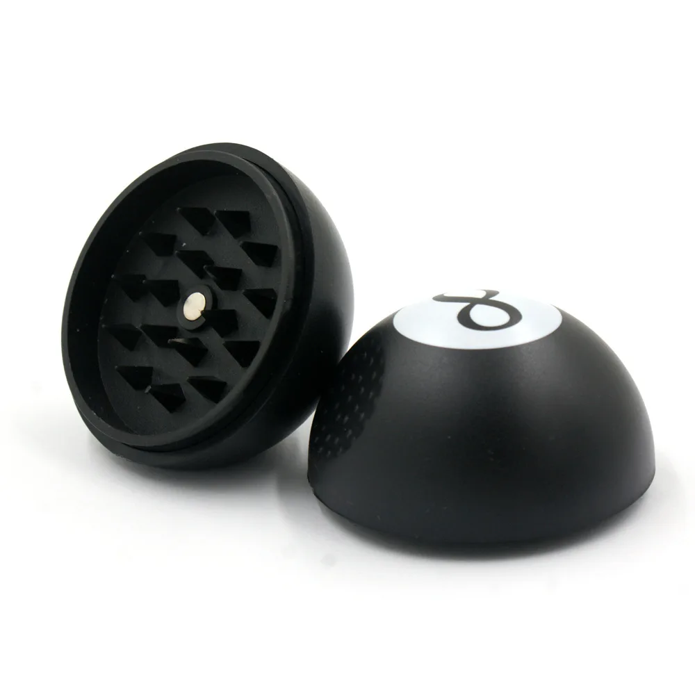 60mm 3 Layers Ball Shape Herb Tobacco Grinder Crusher Cigarette Grinder Crusher Plastic Leaf Herbal Tobacco Hand Muller