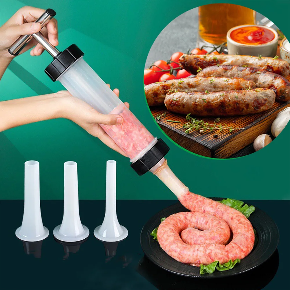 3 qt. Manual Homemade Sausage Stuffer Maker with Suction Base