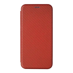 Ultra - Thin Carbon Fiber Leather Card Slot Case with Fall Prevention Design for Cubot Note 7 (Khaki)