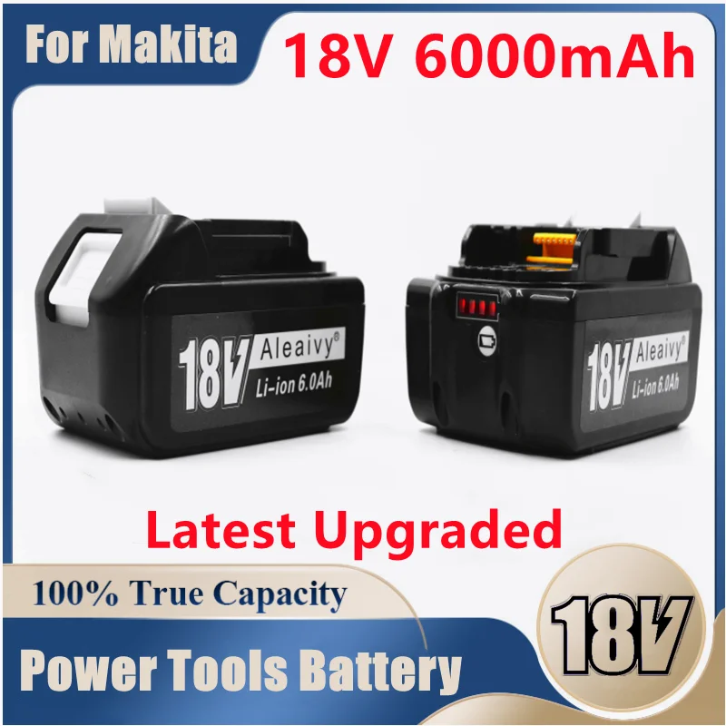

Latest Upgraded Battery BL1860 for Makita 18V Battery 6.0ah Rechargeable Replacement BL1840 BL1850 Li-Ion for makita batteries