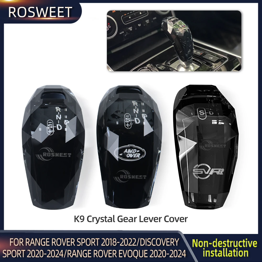 

Crystal Gear Stick Shift Knob Handle For Jaguar XE/Land Rover Discovery Sport/ Range Rover Sport/Evoque Car Interior Accessories