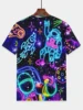T-shirty Korean Children's Clothes 2024 Kids Neon Colorful Light Spring Clothes Children's Boy's Clothing Tops T-shirt for a Boy 3
