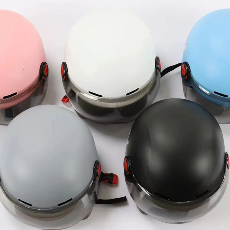 Motorcycle Helmet Electric Bike Cycling Child Helmet Electric Bicylce Helmet For Kids Youth Schoolchild Couple Cartoon Helmet 5
