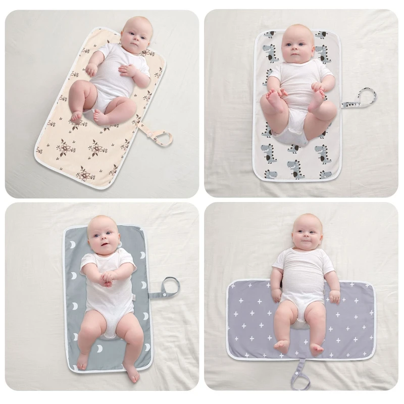 Foldable Waterproof Baby Diaper Changing Pad Portable Travel Newborn Diapers Pad Changing Table for Toddler Nappy Mat