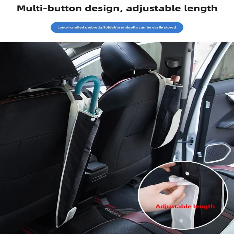 Auto Wasserdichte Regenschirm Sets Faltbare Regenschirm Abdeckung Mantel Lagerung Tasche Träger Abdeckung Regenschirm Steht Auto Zubehör Lagerung – Detail 16