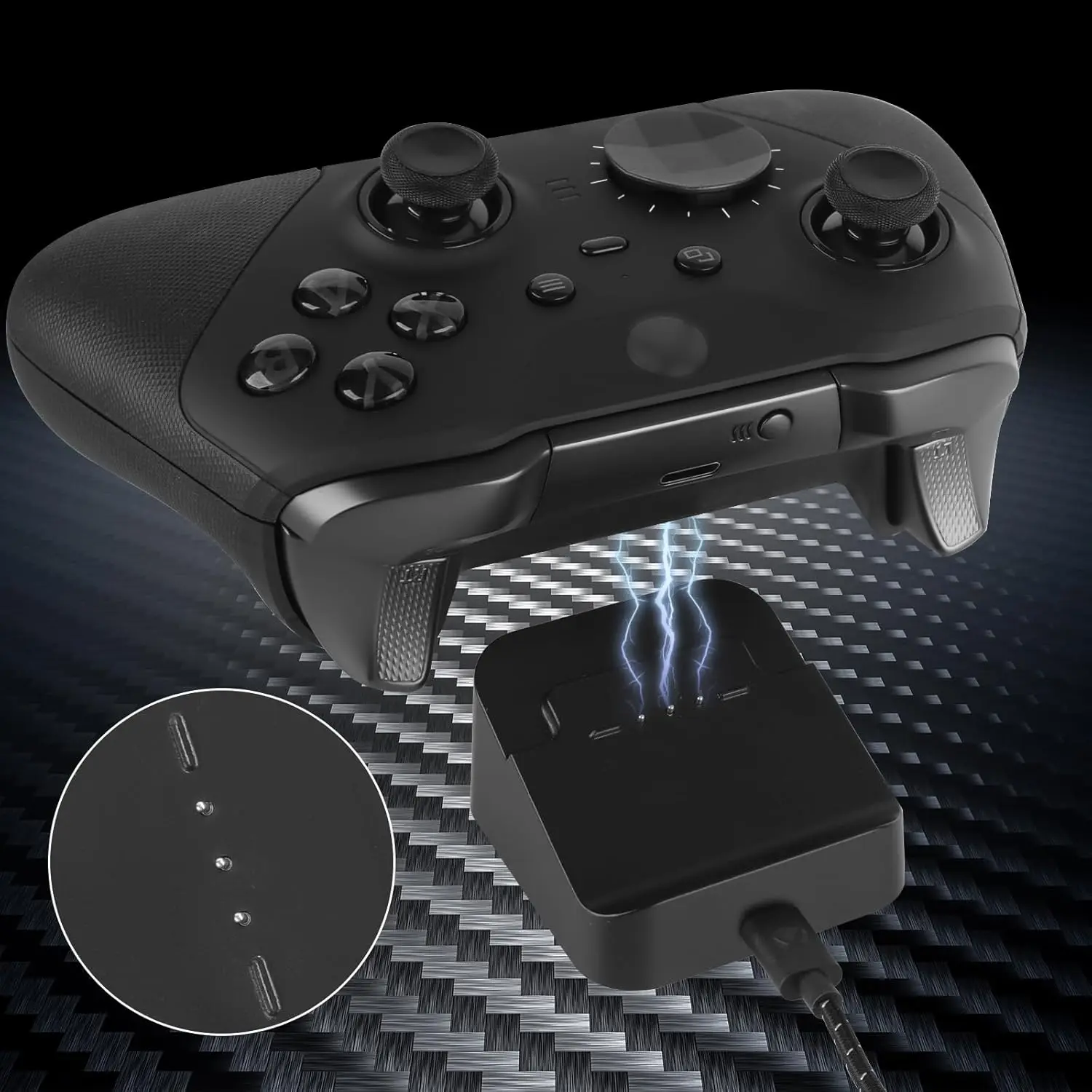 Premium Charging Station & Cable for Xbox Elite Wireless Controller Series 2