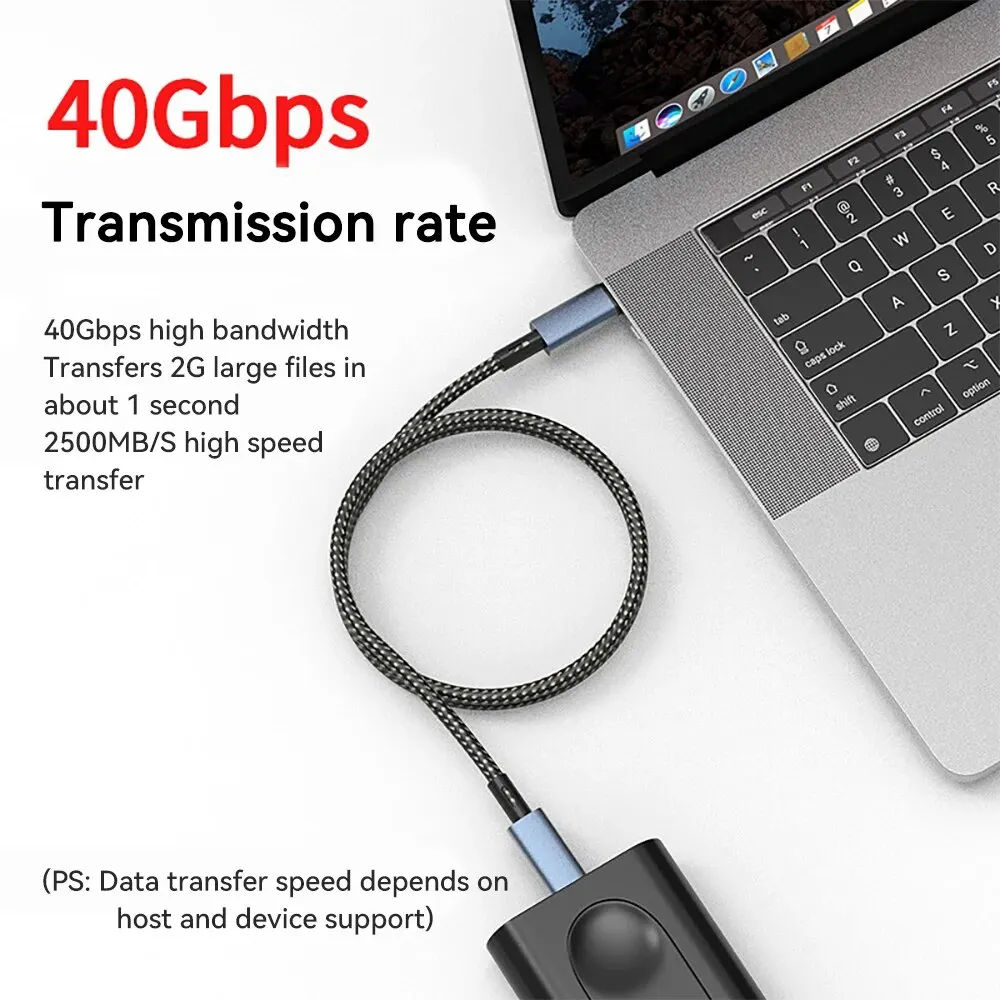 Ʈ 4 Ÿ C   ̺,   ̺, 1M  ŷ, 8K HD 60HZ , USB4 ̺, 40Gbps, PD240W