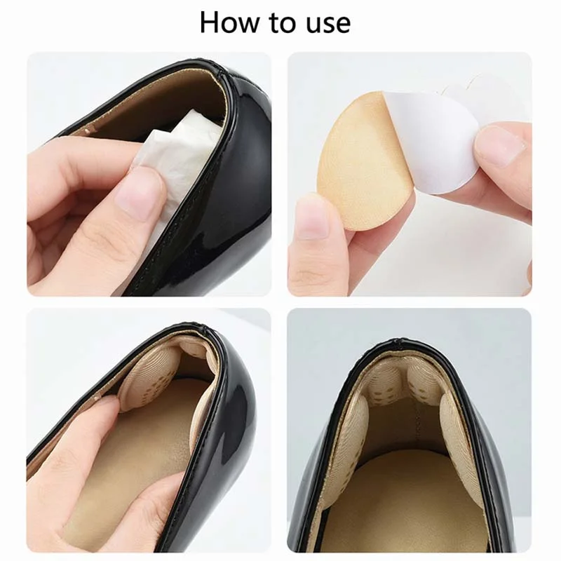 Patch Heel Pads for Women Shoe Insoles Sponge Soft Foot Cushion Shoes Pad Inner Soles Back High Heels Inserts Anti Slip Comfort