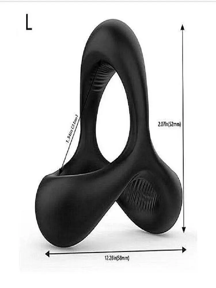 Funny Adult Toys Triangle Men Penis Ring Sex Products Cock Ring Sperm Lock Gadget Long Lasting