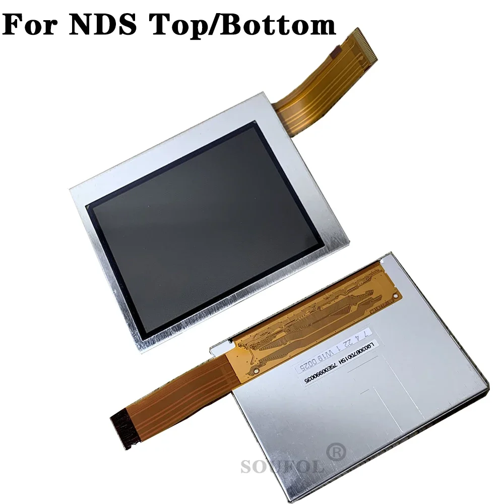 Original New Replacement For Nintendo DS NDS LCD Screen Dispaly Top / Bottom Upper or Lower nintendo ds lcd screen lcd screen replacement nintendo ds lcd screen replacement