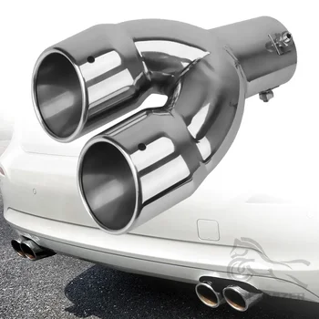 63mm Dual Exhaust Muffler Tip 1