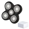 5 Blades Head Black