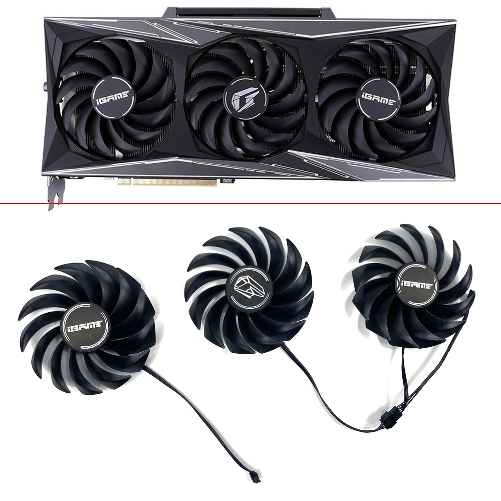 

Вентилятор iGame GeForce RTX 3080 Ti Vulcan RTX3090 RTX3060 TI RTX 3070 Ti, 4-контактный, для RTX3090, 3080TI, 3070TI, 3060ti