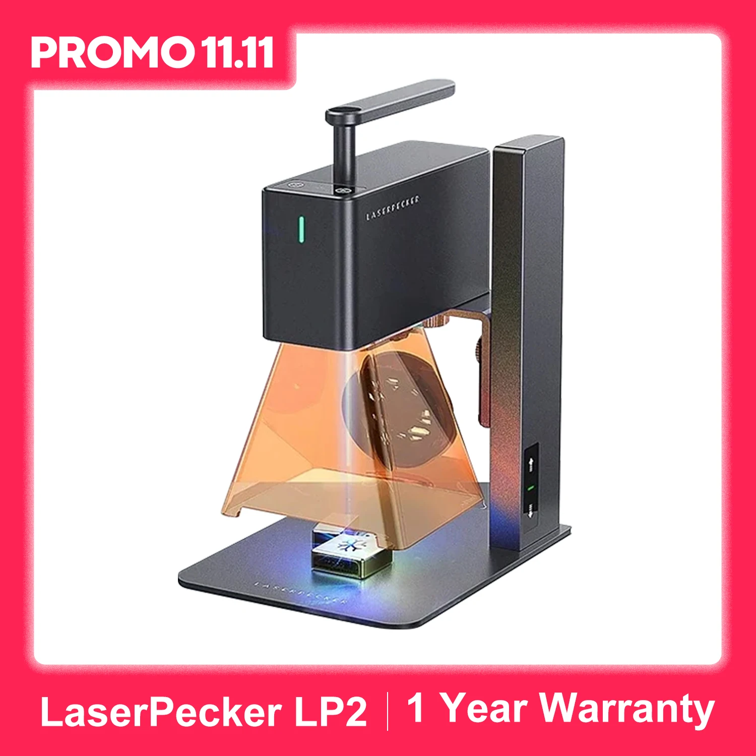 Laser Engraver LaserPecker 450nm Laser Engraver Portable Handheld MINI Engraver Machine For Cutting Wood Metal Leather Mark LP2