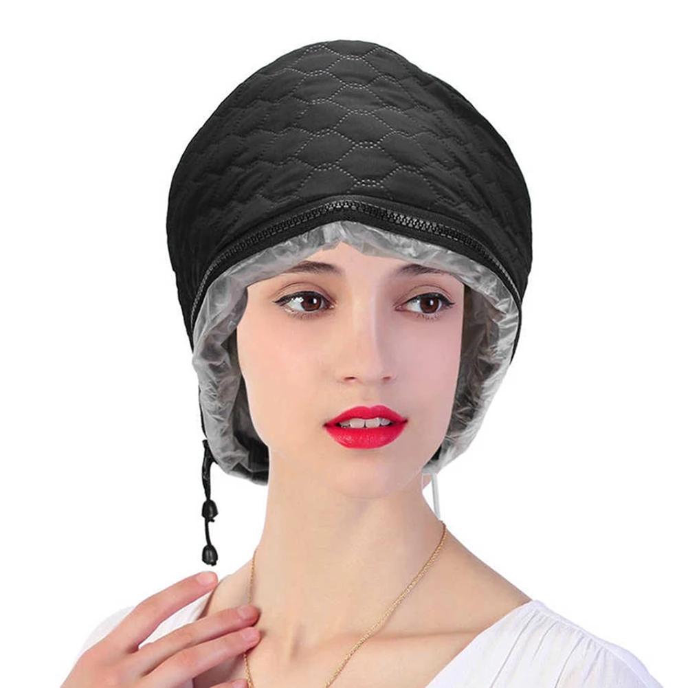 Household Electric Heating Hat Cap Adjustable Hot Oil Treatment Hat Salon Barber Accessories for Hair Care US Plug images - 6
