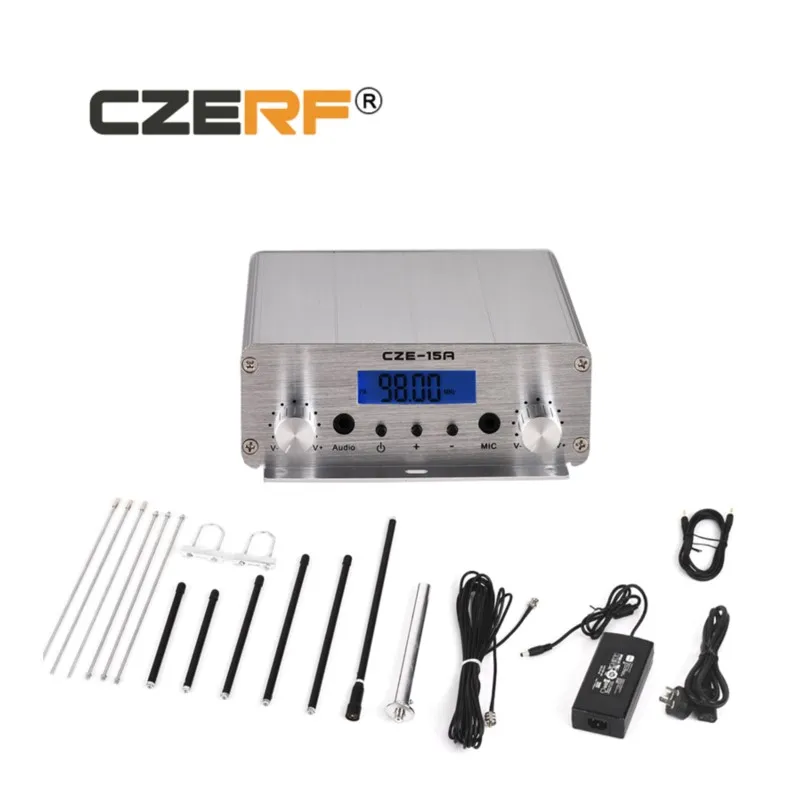 

88-108MHz L and H Two Level Adjustable 3W 15 Watt FM Transmitter CZE