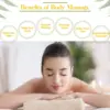 Wooden Massage Roller Tool Set, Lymphatic Drainage Massager Maderoterapia Kit, Manual Massage Tool for Body Massage Gua Sha Set 5