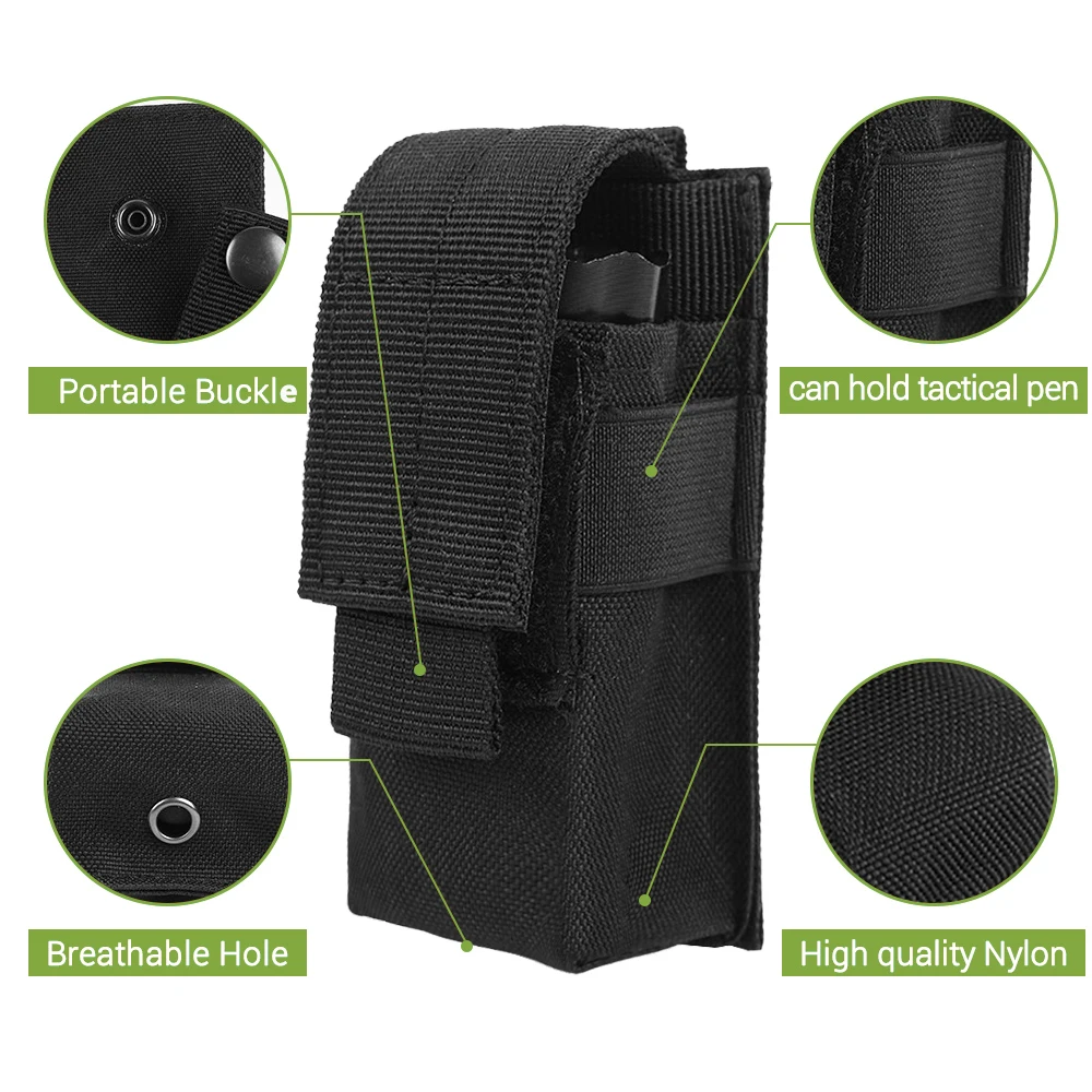 Pochette De Chargeur Tactique Double 9 Mm Double Pile MOLLE Pochette De Chargeur Tactique Double 9 Mm Double Pile MOLLE