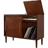 Everett Mid-Century Modern Media Console, Mahogany 1