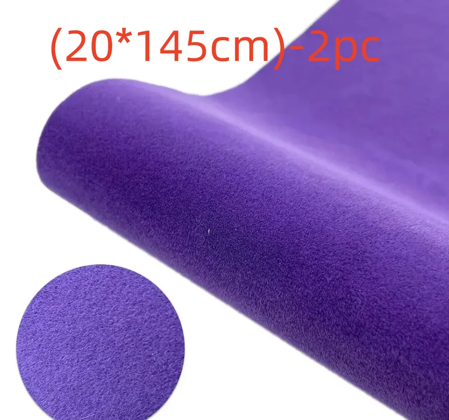 Velvet Flock Self-Adhesive Liner for Jewelry Drawer - Colorful DIY Fabric Sticker