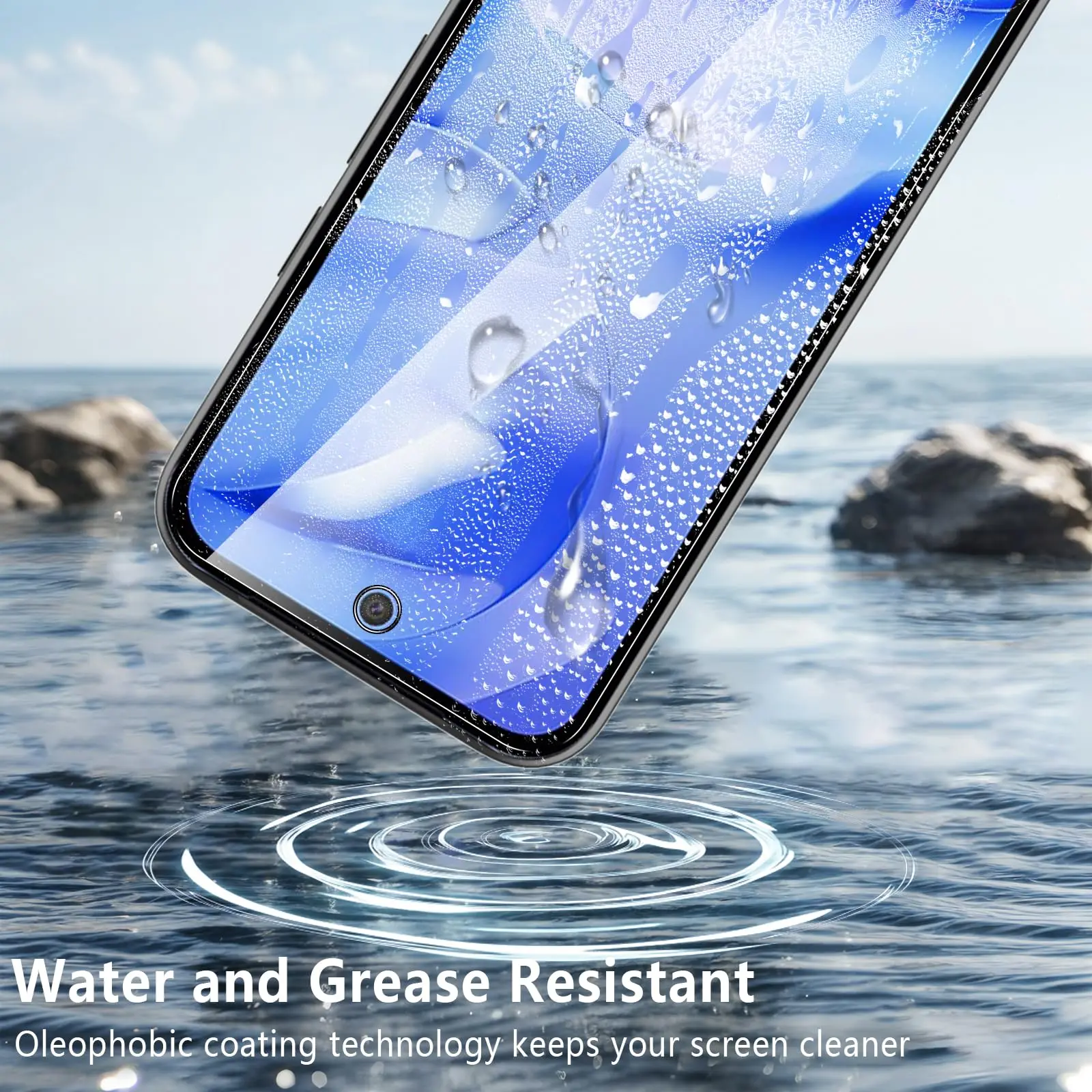3-Pack Premium Tempered Glass Screen Protector - Crystal HD, 9H Hardness, Anti-Scratch