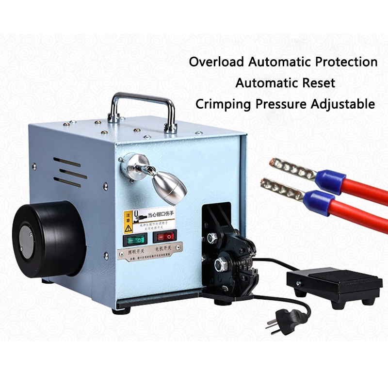 

Чистая электрическая ОБЖИМНАЯ машина для клемм 0,08-6 мм2, холоднопрессованные Обжимные Щипцы для клемм