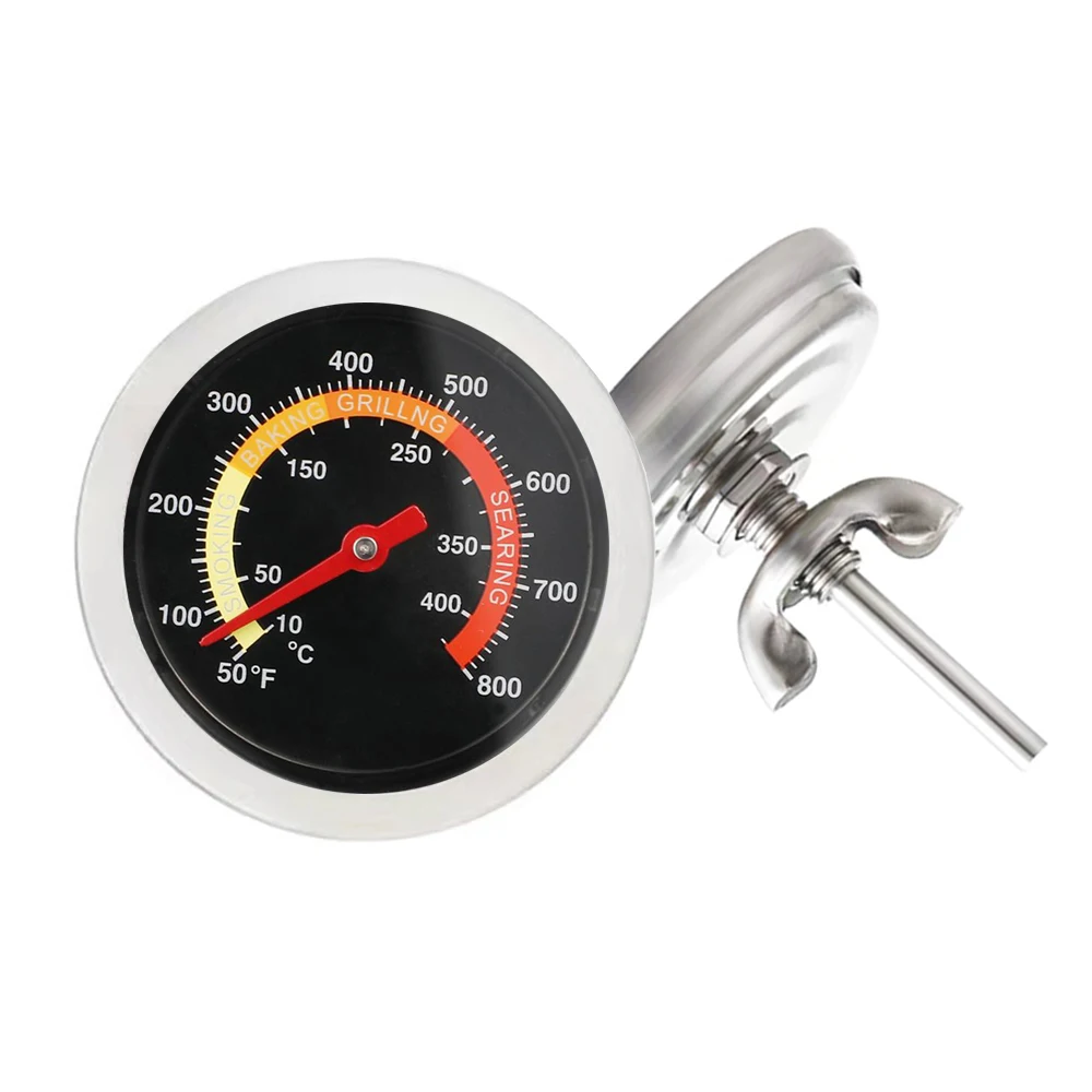 52mm 10℃-400℃ Kitchen Cooking Thermometer Meat Food Temperature Test Meter for Oven BBQ Grill with Probe Heat Barbecue 2