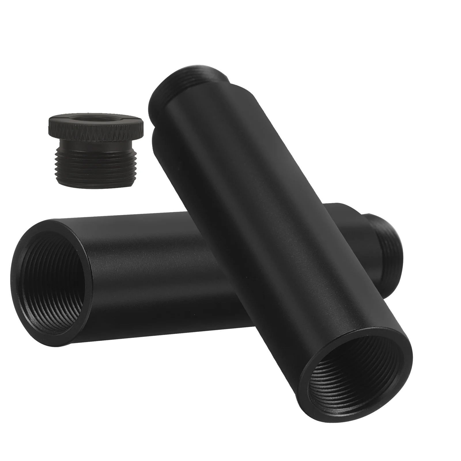 1세트 마이크 스탠드 연장 튜브 금속 마이크 어댑터 키트 스트리밍 녹음 노래용 간편 설치 마이크 연장