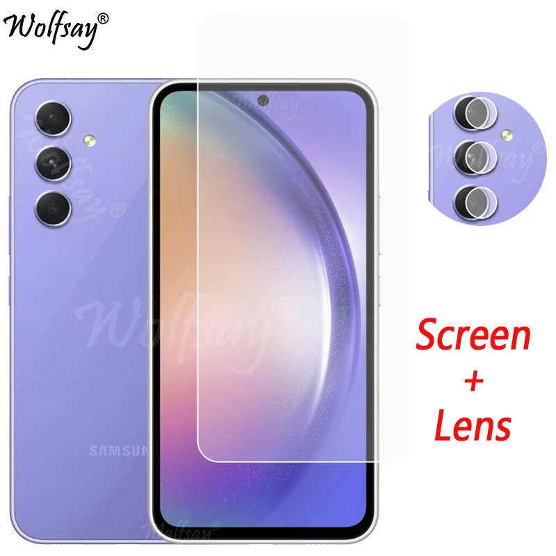 Obiettivo Della Fotocamera Per Samsung Galaxy A54 5G Proteggi Schermo In Vetro Temperato Samsung A54 A34 A04S Vetro Della Fotocamera Per Samsung A54 5