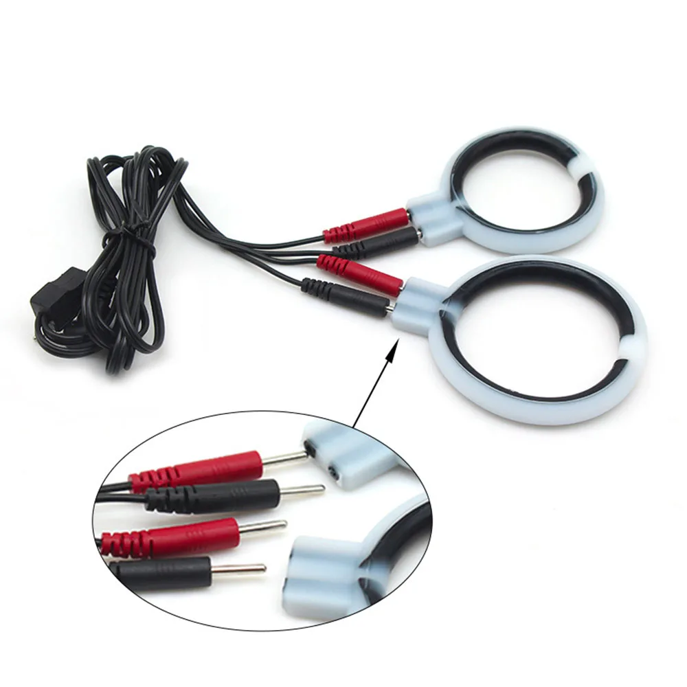 Electro Shock Anal Plug Penis Plug Cock Rings Medical Themed Toys Massage Pad Nipple Clamps For Men Electric Stimulate Sex Toys