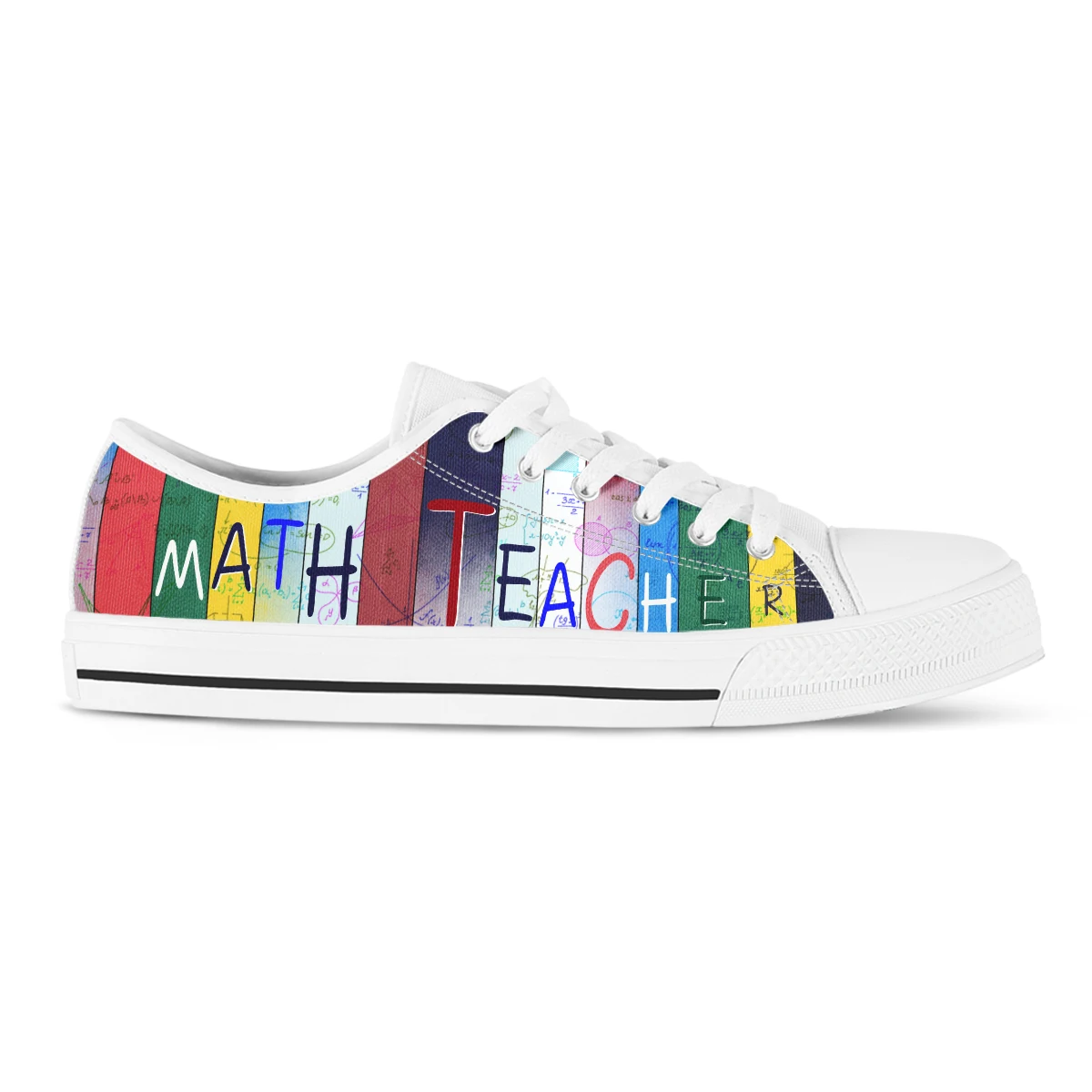 Math Teacher Low Top Shoes Women Sneakers Autumn Women's Canvas Shoes Autumn Women's Canvas Shoes