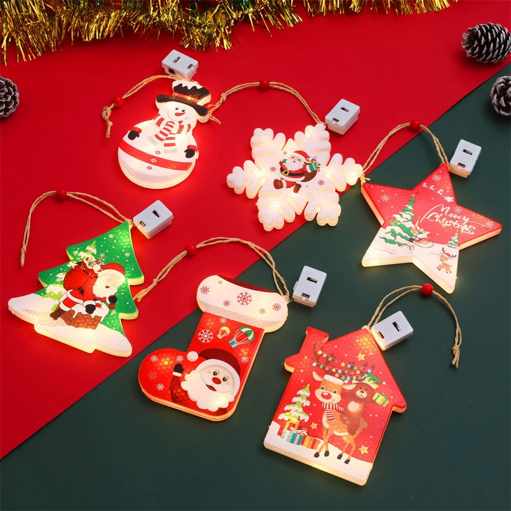 Christmas Tree Decorations LED Light Indoor Room Interior Layout Lights Nights Creative Gifts Christmas Atmosphere decoration