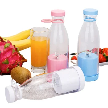 Portable electric juicer Cup Handheld 6-blade USB rechargeable Multifunctional fruit blender 380ml Mini juicer 1